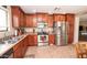 Modern kitchen featuring stainless steel appliances, tile backsplash and countertops at 2101 S Meridian Rd # 176, Apache Junction, AZ 85120