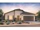 Charming single-story home with stone accents, well-manicured landscaping and a two car garage at 2600 N Coronado Dr, Florence, AZ 85132