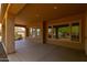 Covered patio with a view of the backyard at 27380 N 128Th Ln, Peoria, AZ 85383
