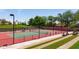Exterior view of the tennis court with seating at 27380 N 128Th Ln, Peoria, AZ 85383