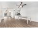 Open dining area with wood-look tile floors and natural light at 3528 W Paseo Way, Laveen, AZ 85339