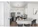Upgraded kitchen with dark green and white cabinets at 3528 W Paseo Way, Laveen, AZ 85339