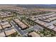 Community aerial view showcasing the organized layout, landscaping, and neighborhood streets at 36042 N Desert Tea Dr, Queen Creek, AZ 85140