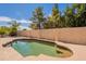 A well-maintained pool with clear water, offering a refreshing escape in a private backyard setting at 3665 E Thames Way, San Tan Valley, AZ 85140