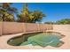 A refreshing in-ground pool and spacious patio, perfect for outdoor enjoyment and entertaining at 3665 E Thames Way, San Tan Valley, AZ 85140
