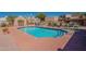 Backyard oasis featuring a pool, jacuzzi and plenty of space for relaxing at 38065 N Cave Creek Rd # 52, Cave Creek, AZ 85331