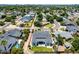 Wide aerial view showcasing the property's well-manicured lawn, patio, and community at 3813 N 37Th St, Phoenix, AZ 85018