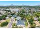 Stunning aerial view of home in a green neighborhood with mountain views and mature trees at 3813 N 37Th St, Phoenix, AZ 85018