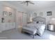 Serene main bedroom with ensuite bathroom and walk-in closet at 3813 N 37Th St, Phoenix, AZ 85018