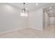 Neutral dining area featuring recessed lighting, tile flooring, and views to other rooms at 3892 E Harrison St, Gilbert, AZ 85295