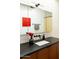 Contemporary bathroom with a floating vanity, sleek fixtures, and modern tile at 4032 N 45Th Pl, Phoenix, AZ 85018