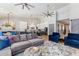A spacious open-concept layout joins a living room, dining area, and kitchen at 4132 N 42Nd St, Phoenix, AZ 85018