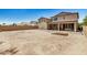 Expansive backyard with potential for landscaping, ideal for outdoor activities and entertaining at 44157 W Palo Amarillo Rd, Maricopa, AZ 85138