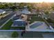Aerial view of property highlighting backyard pool at 4644 W Berridge Ln, Glendale, AZ 85301