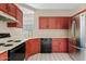 Functional kitchen with essential appliances and ample storage space at 917 E Lexington Ave, Gilbert, AZ 85234