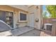 A private patio includes grill, seating and access to the outdoors, perfect for relaxing or entertaining at 921 W University Dr # 1191, Mesa, AZ 85201