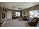 Cozy living room featuring plush seating, lots of natural light, neutral color scheme, and a welcoming atmosphere at 9750 N Monterey Dr # 71, Fountain Hills, AZ 85268