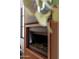 Close up of a modern fireplace at 12240 N 98Th St, Scottsdale, AZ 85260