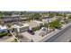 An aerial view of a desert home with a red pickup truck parked in the front of the house at 1285 E Mcmurray Blvd, Casa Grande, AZ 85122