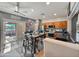 Eat-in kitchen area boasts stainless appliances and a view of the backyard and pool at 15203 N 153Rd Dr, Surprise, AZ 85379