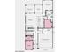 Detailed floorplan showcasing the layout of the home, including the kitchen and bedrooms at 17018 W Shangri La Rd, Surprise, AZ 85388