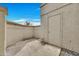 Enclosed patio with neutral walls and a door for storage or access at 1717 E Union Hills Dr # 1033, Phoenix, AZ 85024