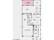 Detailed floorplan of the home's first level, including the kitchen, dining, and 3-car tandem garage at 17604 W Georgia Ave, Litchfield Park, AZ 85340