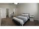 Comfortable bedroom with neutral carpet, a walk-in closet, and bright, natural light at 2060 E Quartz St, Mesa, AZ 85213