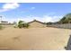 Large backyard featuring plenty of open space for landscaping and privacy at 2201 W Wethersfield Rd, Phoenix, AZ 85029