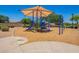 Neighborhood playground with covered jungle gym, slides, and playground equipment at 2641 E Binner Dr, Chandler, AZ 85225