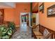Open hallway with views into living areas and decorative accents at 3416 E Squawbush Pl, Phoenix, AZ 85044