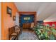 Inviting hallway with colorful walls and decor leading to the home's second story at 3416 E Squawbush Pl, Phoenix, AZ 85044