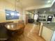 Charming dining area featuring wooden furniture and hardwood floors at 4805 E Kachina Trl # 25, Phoenix, AZ 85044