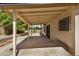 View of the covered patio area with a view of the yard, exterior of home at 6602 W Ironwood Dr, Glendale, AZ 85302
