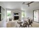 Inviting living room featuring stylish decor, modern furniture, and picturesque views of the outdoors at 7214 E Rustling Pass, Scottsdale, AZ 85255