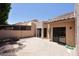 Enclosed patio with brick pavers, open access, and views of other homes at 1861 E Bendix Dr, Tempe, AZ 85283