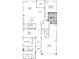 Detailed floorplan showcasing a three-bedroom home with an open kitchen, living area, and a spacious three-car garage at 20510 W White Rock Rd, Buckeye, AZ 85396