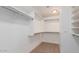 Walk-in closet with ample shelving and storage at 20929 N 37Th Way, Phoenix, AZ 85050