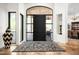 Entryway with tile flooring, high ceilings, and direct view to the backyard at 22022 N Calle Royale Dr, Scottsdale, AZ 85255