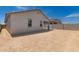 Large backyard provides ample space for outdoor activities and customization at 22895 N 183Rd Dr, Surprise, AZ 85387