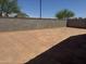 Large backyard space at 22895 N 183Rd Dr, Surprise, AZ 85387