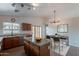 Cozy kitchen with stainless steel appliances, granite countertops, and eating area at 2518 W Carson Rd, Phoenix, AZ 85041