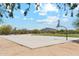 Outdoor basketball court with well-maintained court lines, backboards, and picturesque desert surroundings at 4759 E Woburn Ln, Cave Creek, AZ 85331