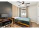 Bedroom with a desk and a ceiling fan at 4759 E Woburn Ln, Cave Creek, AZ 85331