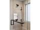Modern shower with a rain shower head and sleek black hardware at 4759 E Woburn Ln, Cave Creek, AZ 85331