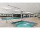 Relaxing indoor pool and hot tub area with tile accents and plenty of room to unwind at 7137 E Rancho Vista Dr # 2010, Scottsdale, AZ 85251