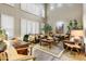 Bright and spacious living room with high ceilings, plantation shutters, and lots of natural light at 8500 W Nicolet Ave, Glendale, AZ 85305