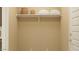 Functional closet space with shelving for storage, providing ample room for organizing belongings neatly at 9526 W Catalina Dr, Phoenix, AZ 85037