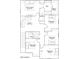 Upstairs floor plan featuring primary suite, loft and 4 bedrooms with 2 bathrooms at 9526 W Catalina Dr, Phoenix, AZ 85037