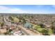 A picturesque view of the community and a nearby green golf course at 1036 S 75Th St, Mesa, AZ 85208